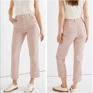 Madewell high rise classic straight pants